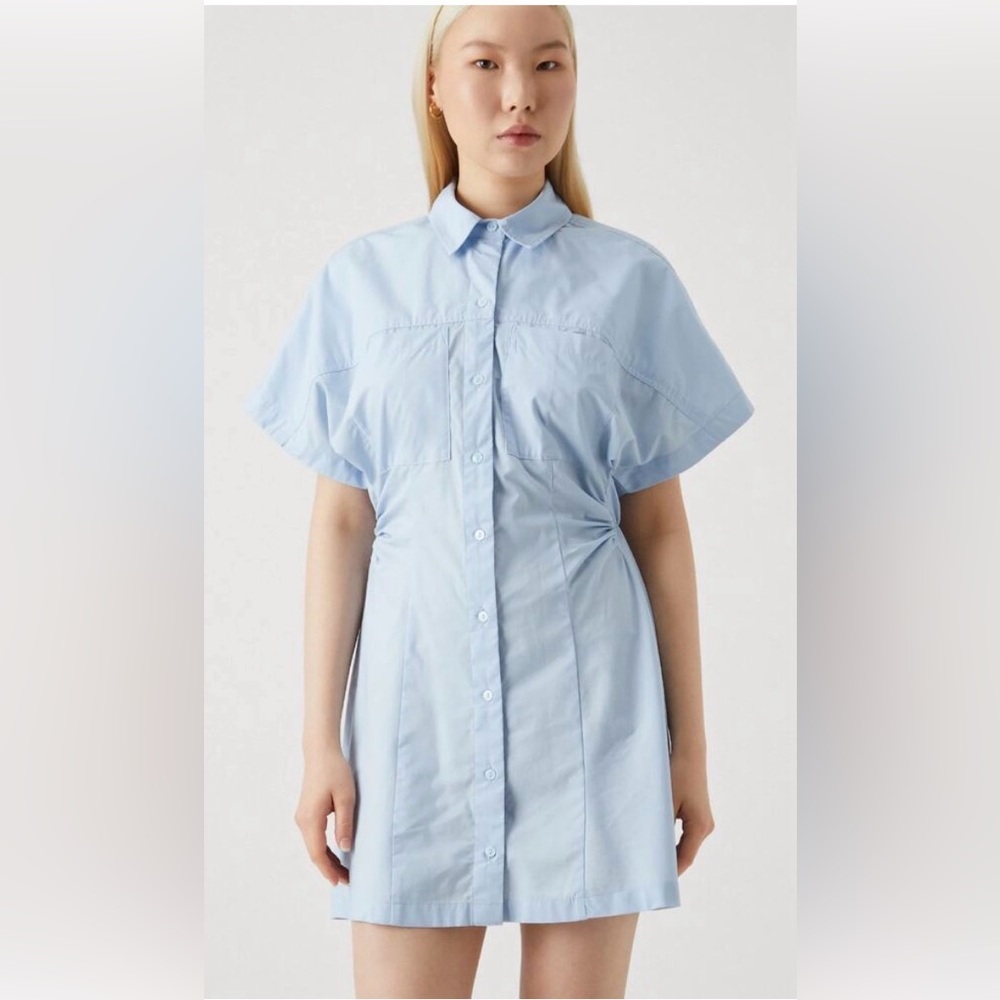 NWT Abercrombie blue shirt dress
